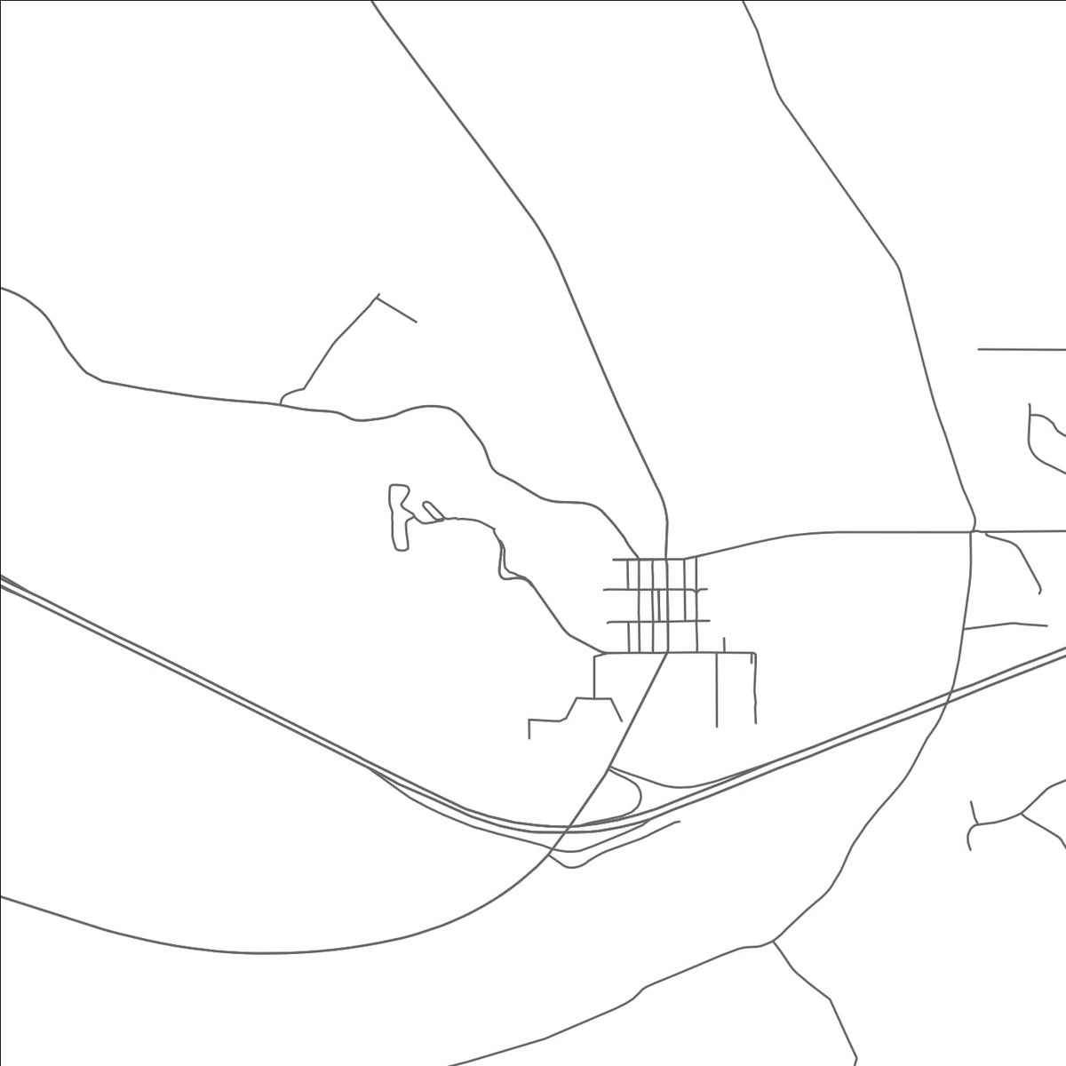ROAD MAP OF MIAMITOWN, OHIO BY MAPBAKES