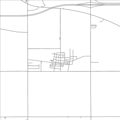 ROAD MAP OF MIDDLE POINT, OHIO BY MAPBAKES