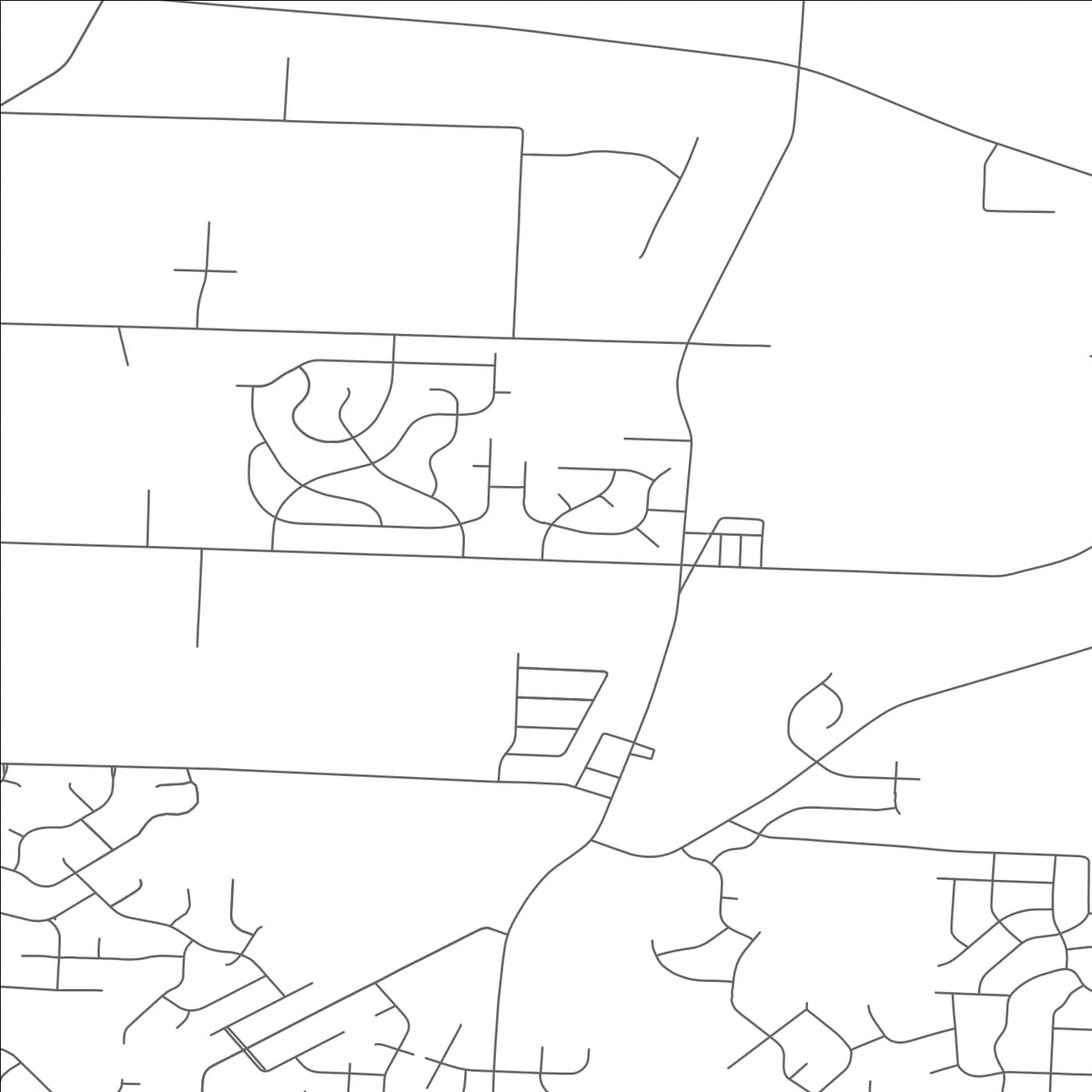 ROAD MAP OF MIDDLEBRANCH, OHIO BY MAPBAKES