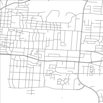 ROAD MAP OF MIDDLETOWN, OHIO BY MAPBAKES