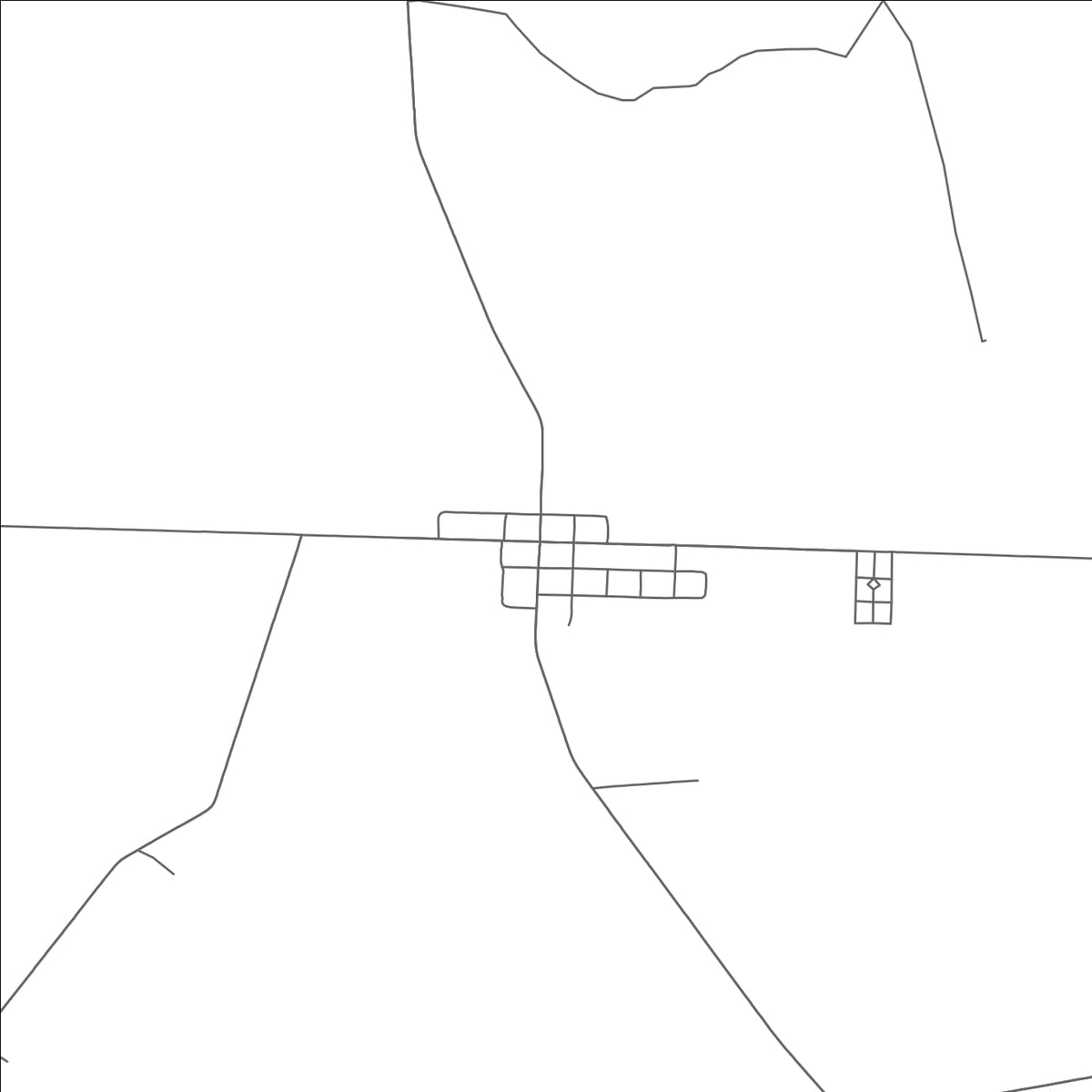 ROAD MAP OF MIDWAY, OHIO BY MAPBAKES