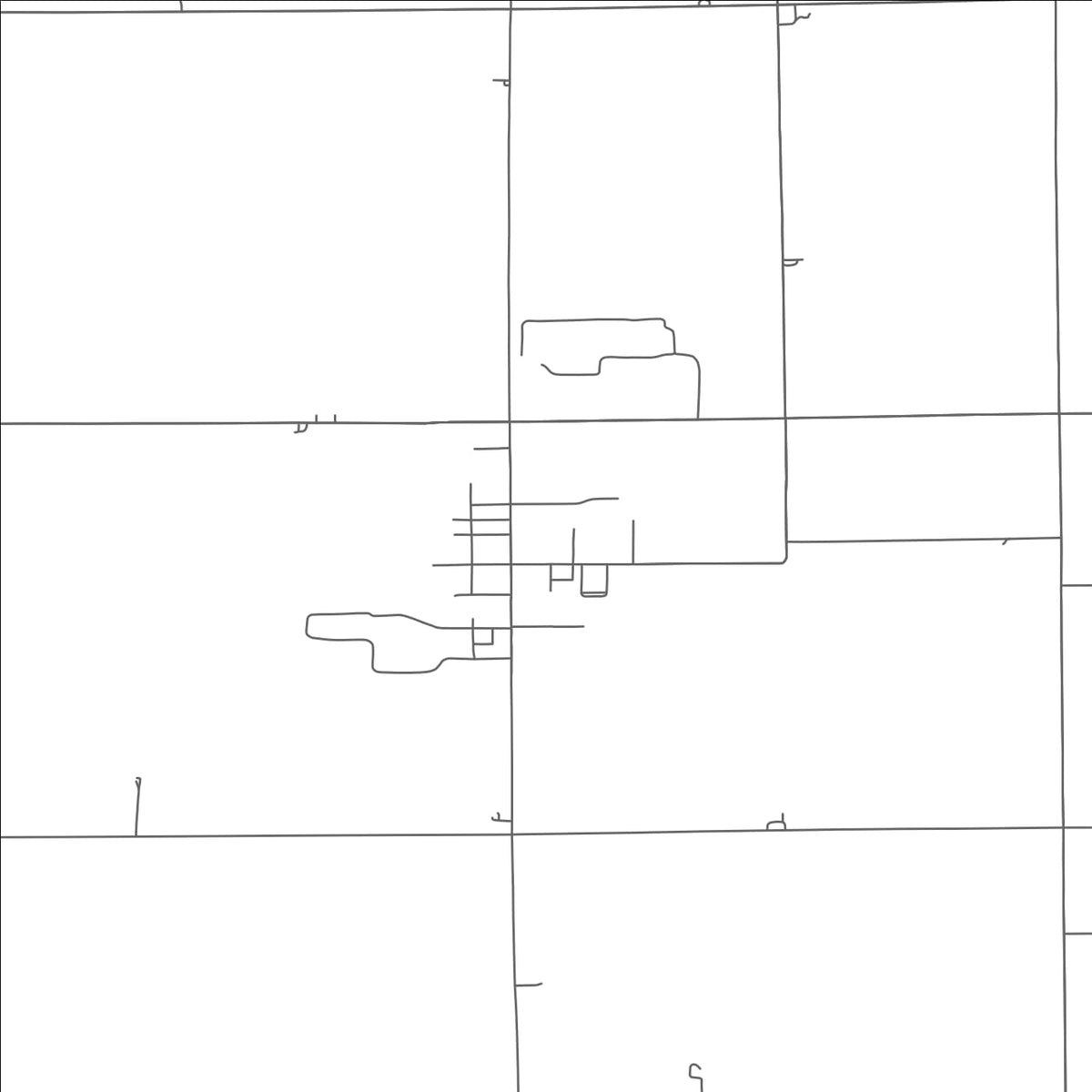 ROAD MAP OF MILLER CITY, OHIO BY MAPBAKES