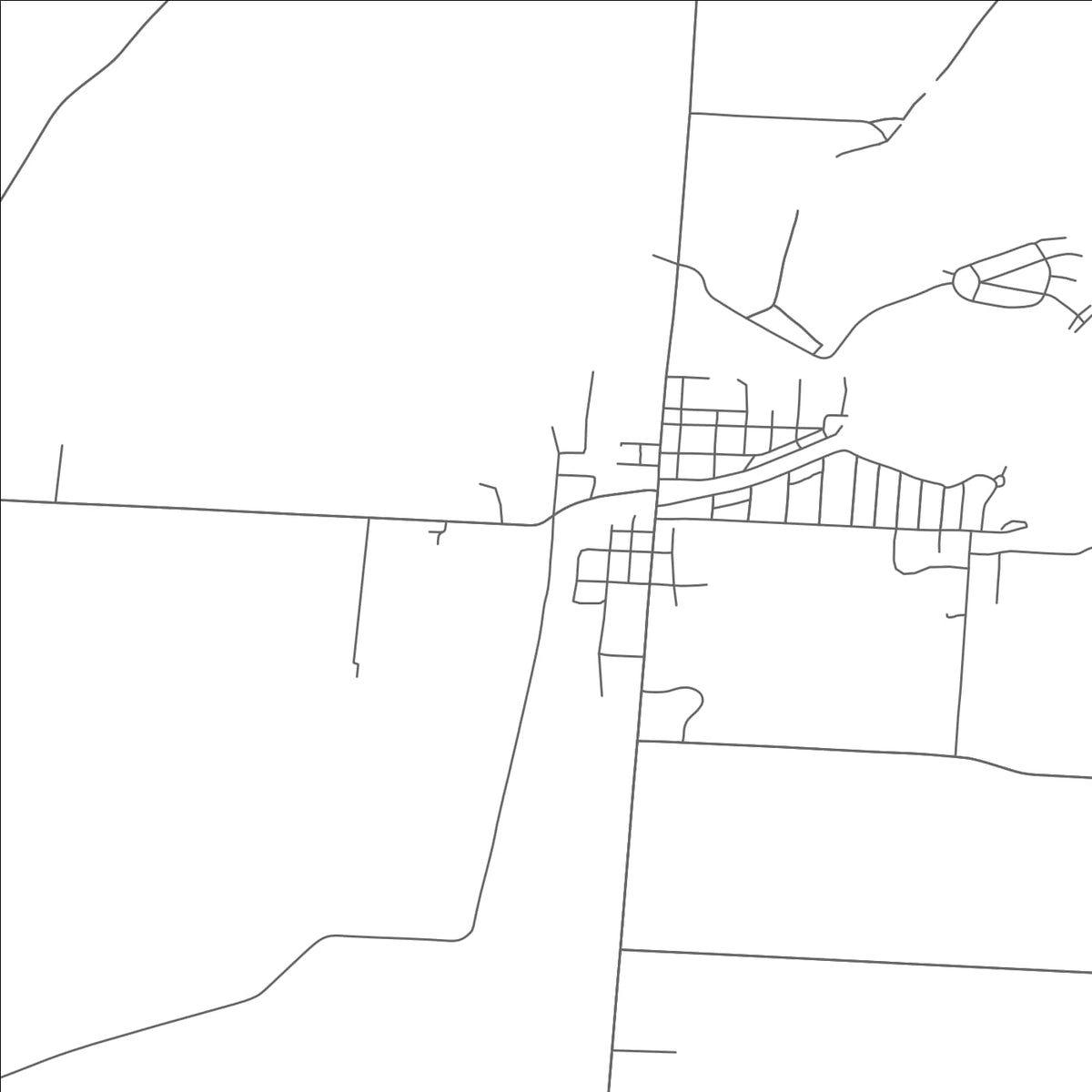 ROAD MAP OF MILLERSPORT, OHIO BY MAPBAKES