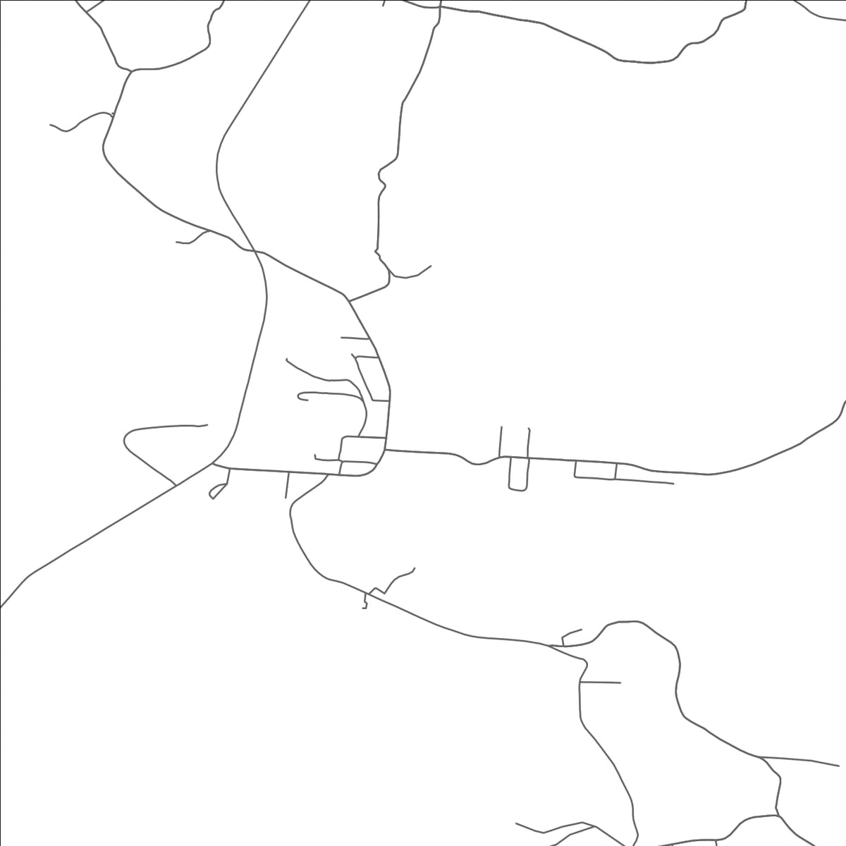 ROAD MAP OF MILLFIELD, OHIO BY MAPBAKES
