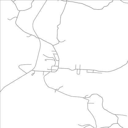 ROAD MAP OF MILLFIELD, OHIO BY MAPBAKES
