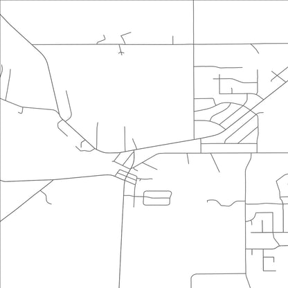 ROAD MAP OF MILLVILLE, OHIO BY MAPBAKES