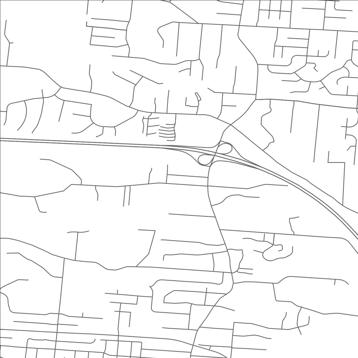 ROAD MAP OF MONFORT HEIGHTS, OHIO BY MAPBAKES