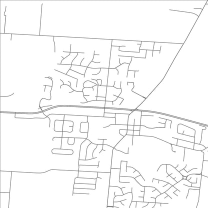 ROAD MAP OF MONROE, OHIO BY MAPBAKES
