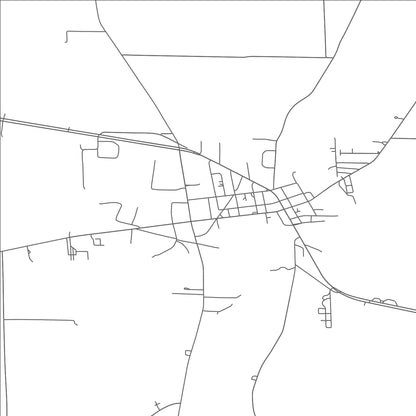 ROAD MAP OF MONROEVILLE, OHIO BY MAPBAKES