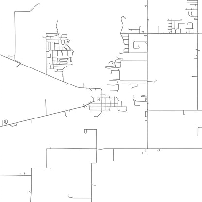 ROAD MAP OF MONTEZUMA, OHIO BY MAPBAKES