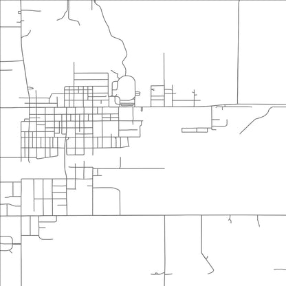 ROAD MAP OF MONTPELIER, OHIO BY MAPBAKES