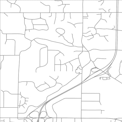 ROAD MAP OF MONTROSE GHENT, OHIO BY MAPBAKES