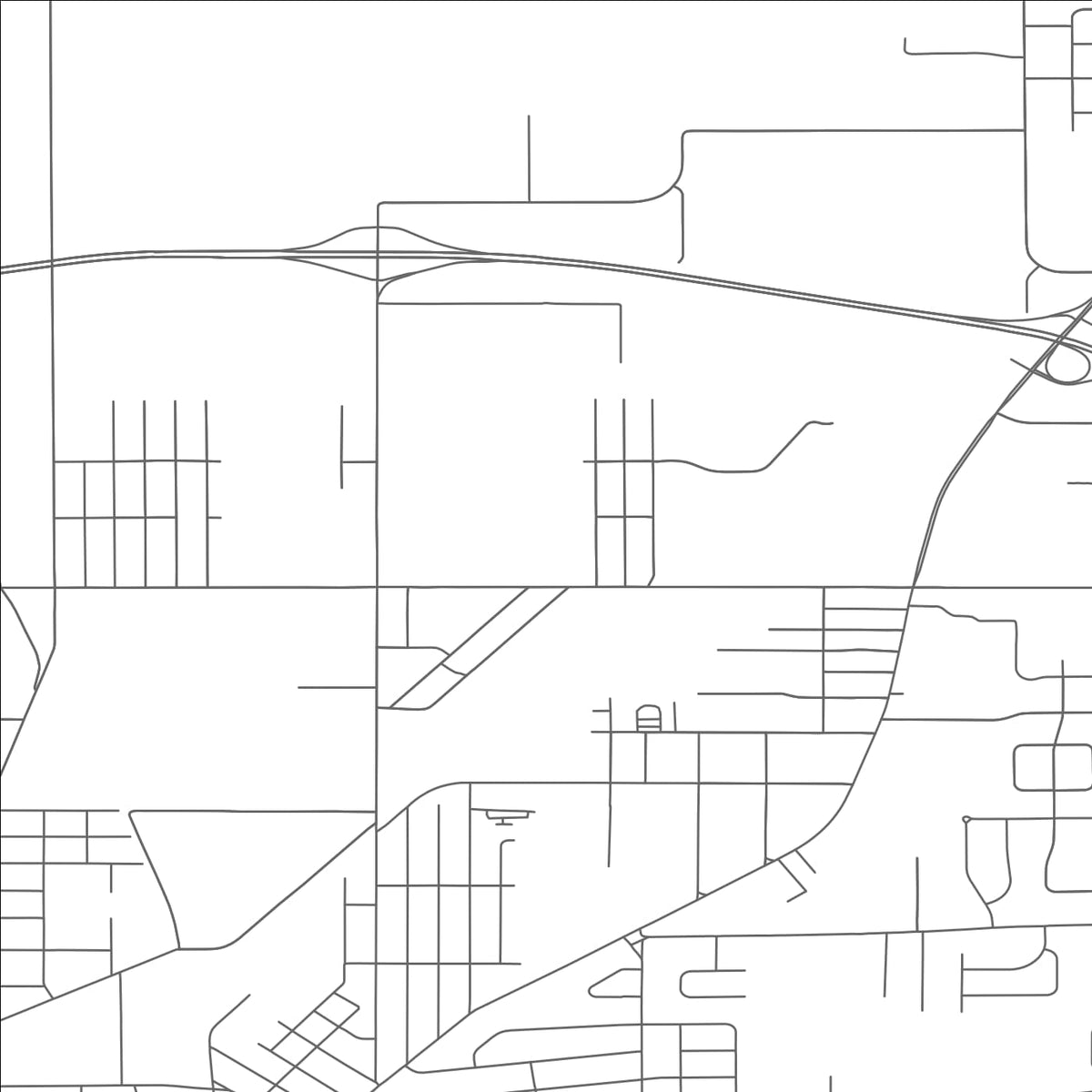 ROAD MAP OF MORGANDALE, OHIO BY MAPBAKES