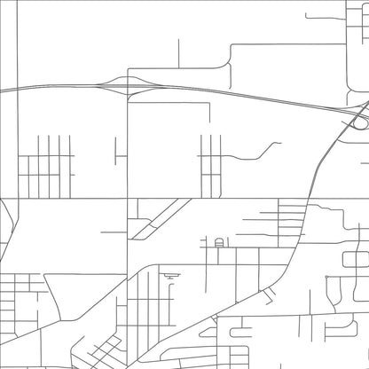 ROAD MAP OF MORGANDALE, OHIO BY MAPBAKES