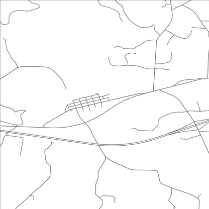 ROAD MAP OF MORRISTOWN, OHIO BY MAPBAKES