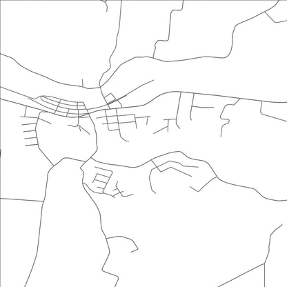 ROAD MAP OF MORROW, OHIO BY MAPBAKES