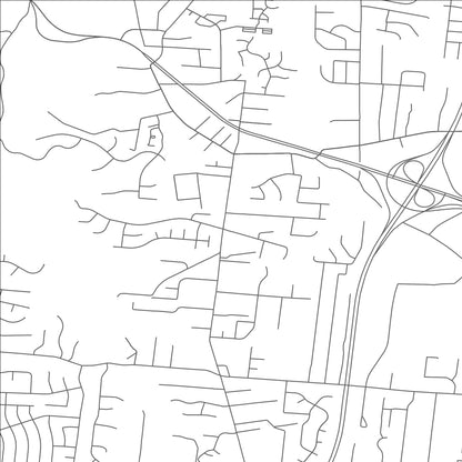 ROAD MAP OF MOUNT CARMEL, OHIO BY MAPBAKES
