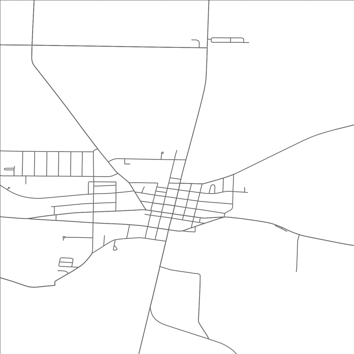 ROAD MAP OF MOUNT GILEAD, OHIO BY MAPBAKES