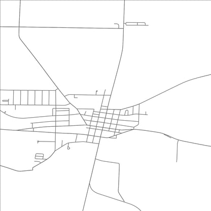 ROAD MAP OF MOUNT GILEAD, OHIO BY MAPBAKES