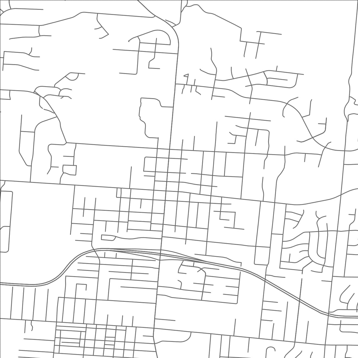 ROAD MAP OF MOUNT HEALTHY, OHIO BY MAPBAKES