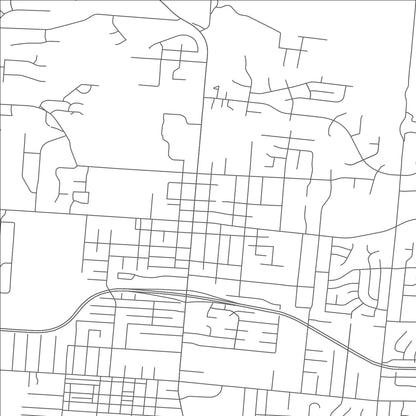 ROAD MAP OF MOUNT HEALTHY, OHIO BY MAPBAKES