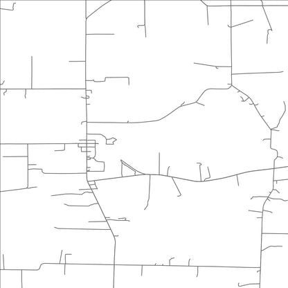 ROAD MAP OF MOUNT HOPE, OHIO BY MAPBAKES
