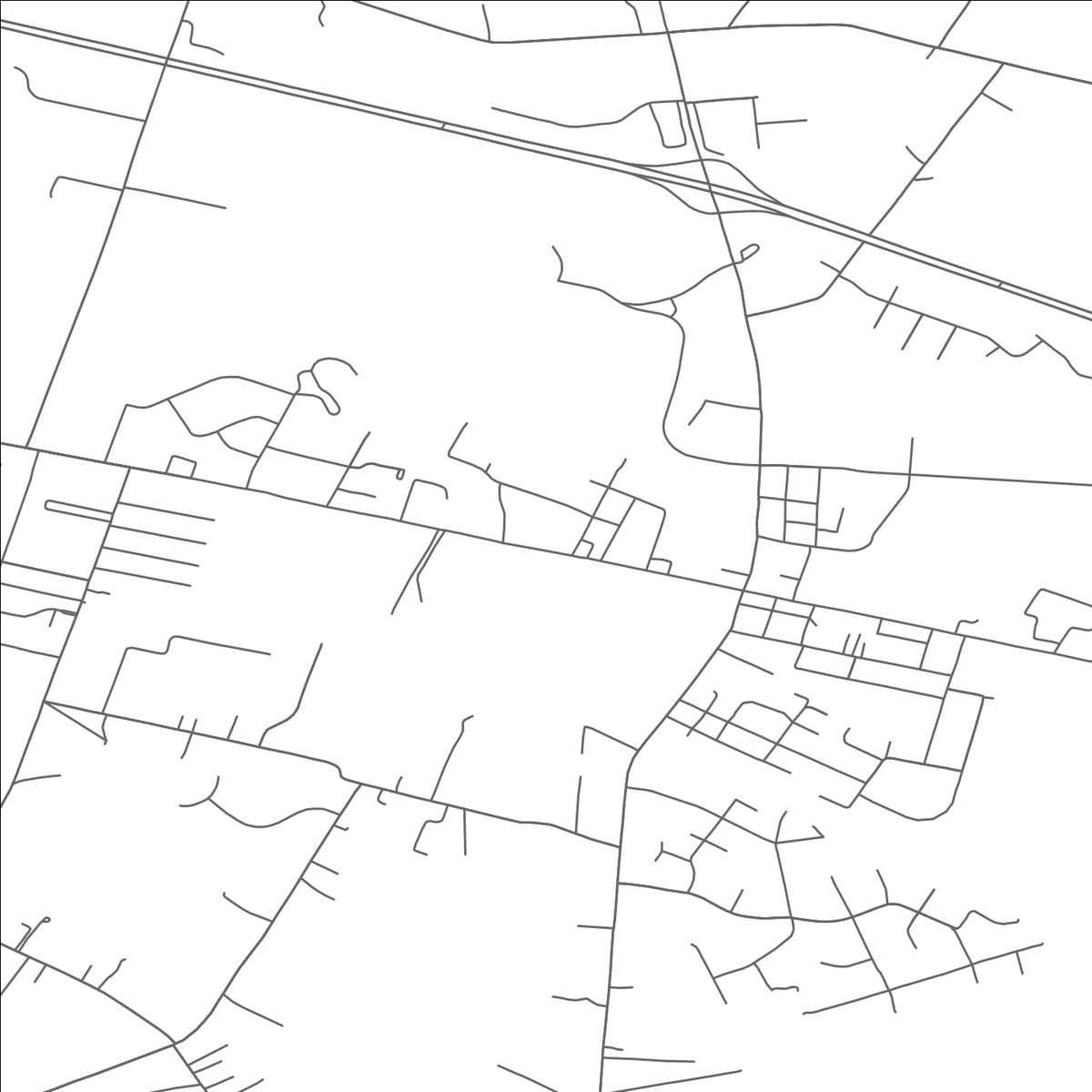 ROAD MAP OF MOUNT ORAB, OHIO BY MAPBAKES