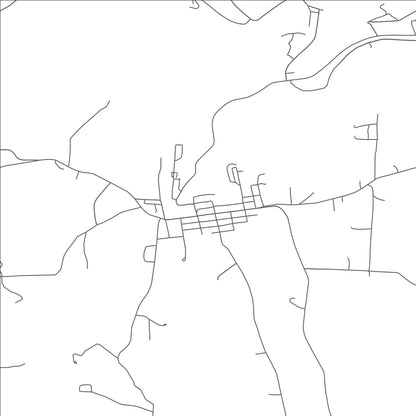 ROAD MAP OF MOUNT PLEASANT, OHIO BY MAPBAKES