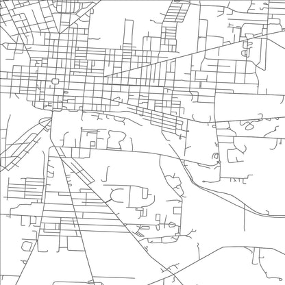 ROAD MAP OF MOUNT VERNON, OHIO BY MAPBAKES