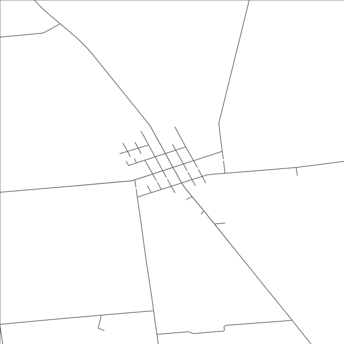 ROAD MAP OF MOUNT VICTORY, OHIO BY MAPBAKES