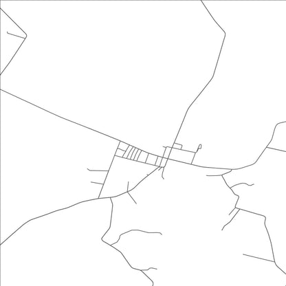 ROAD MAP OF MOWRYSTOWN, OHIO BY MAPBAKES