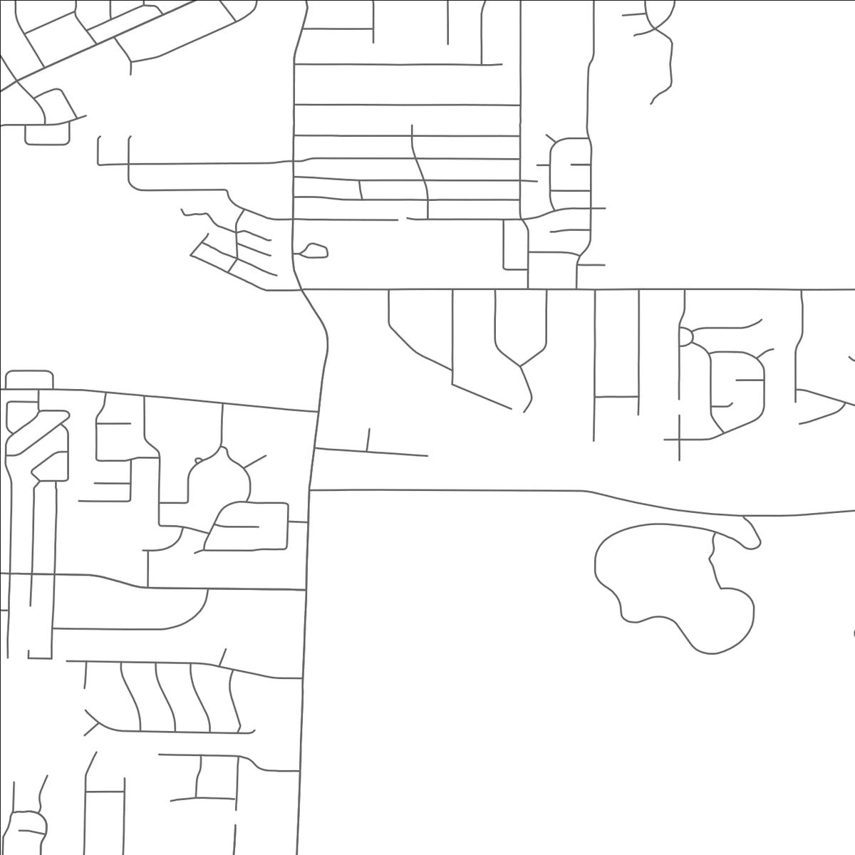 ROAD MAP OF MUNROE FALLS, OHIO BY MAPBAKES
