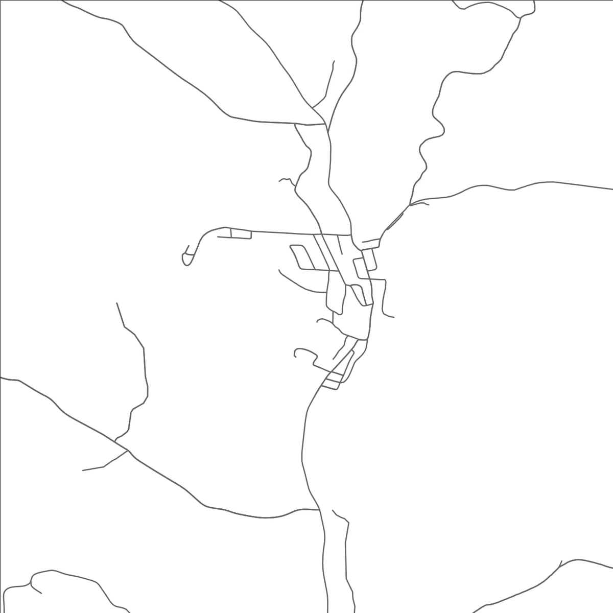 ROAD MAP OF MURRAY CITY, OHIO BY MAPBAKES