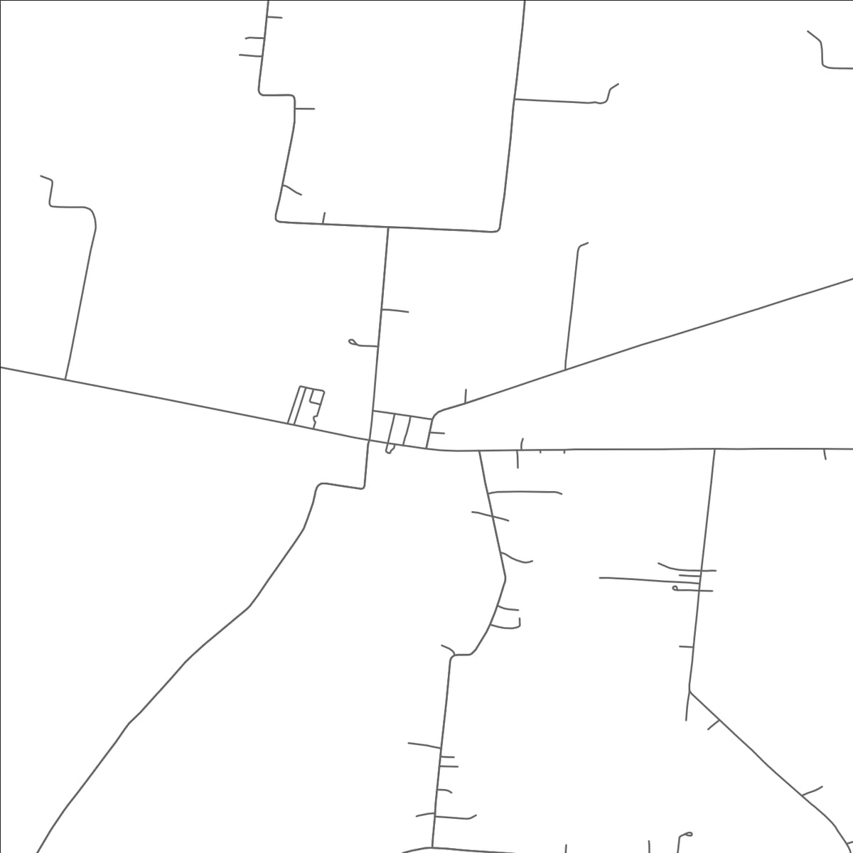 ROAD MAP OF MUTUAL, OHIO BY MAPBAKES