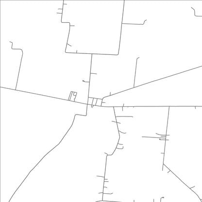 ROAD MAP OF MUTUAL, OHIO BY MAPBAKES