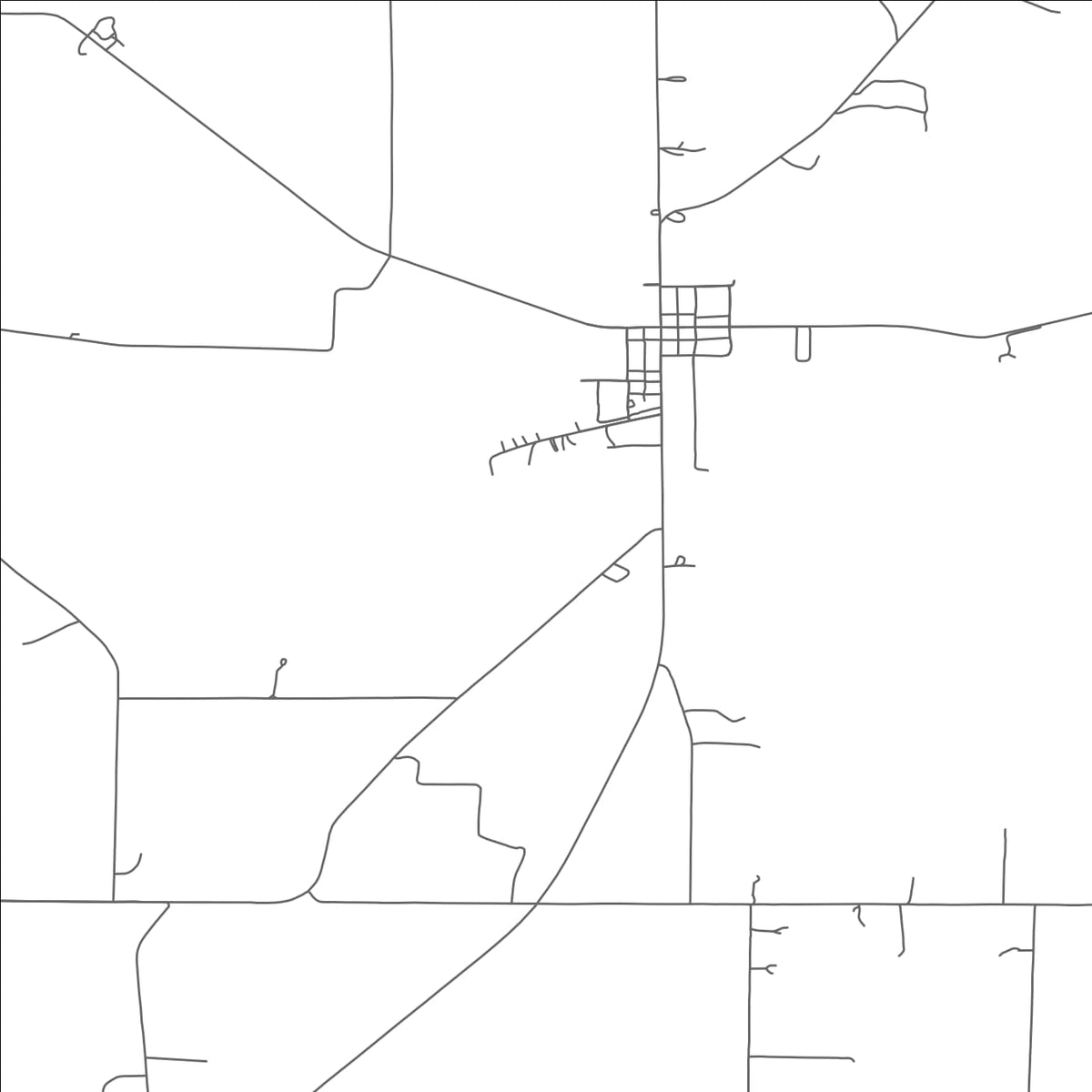 ROAD MAP OF NANKIN, OHIO BY MAPBAKES