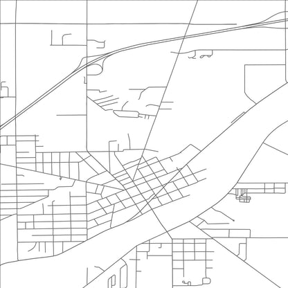 ROAD MAP OF NAPOLEON, OHIO BY MAPBAKES