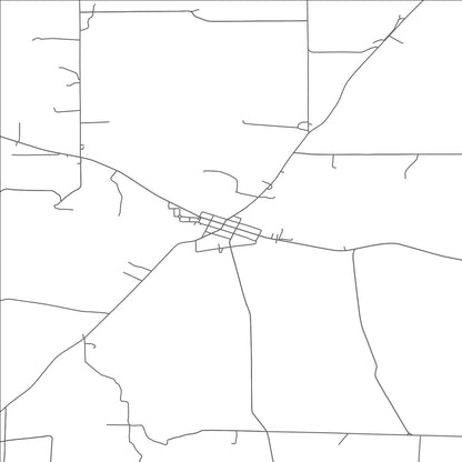 ROAD MAP OF NASHVILLE, OHIO BY MAPBAKES