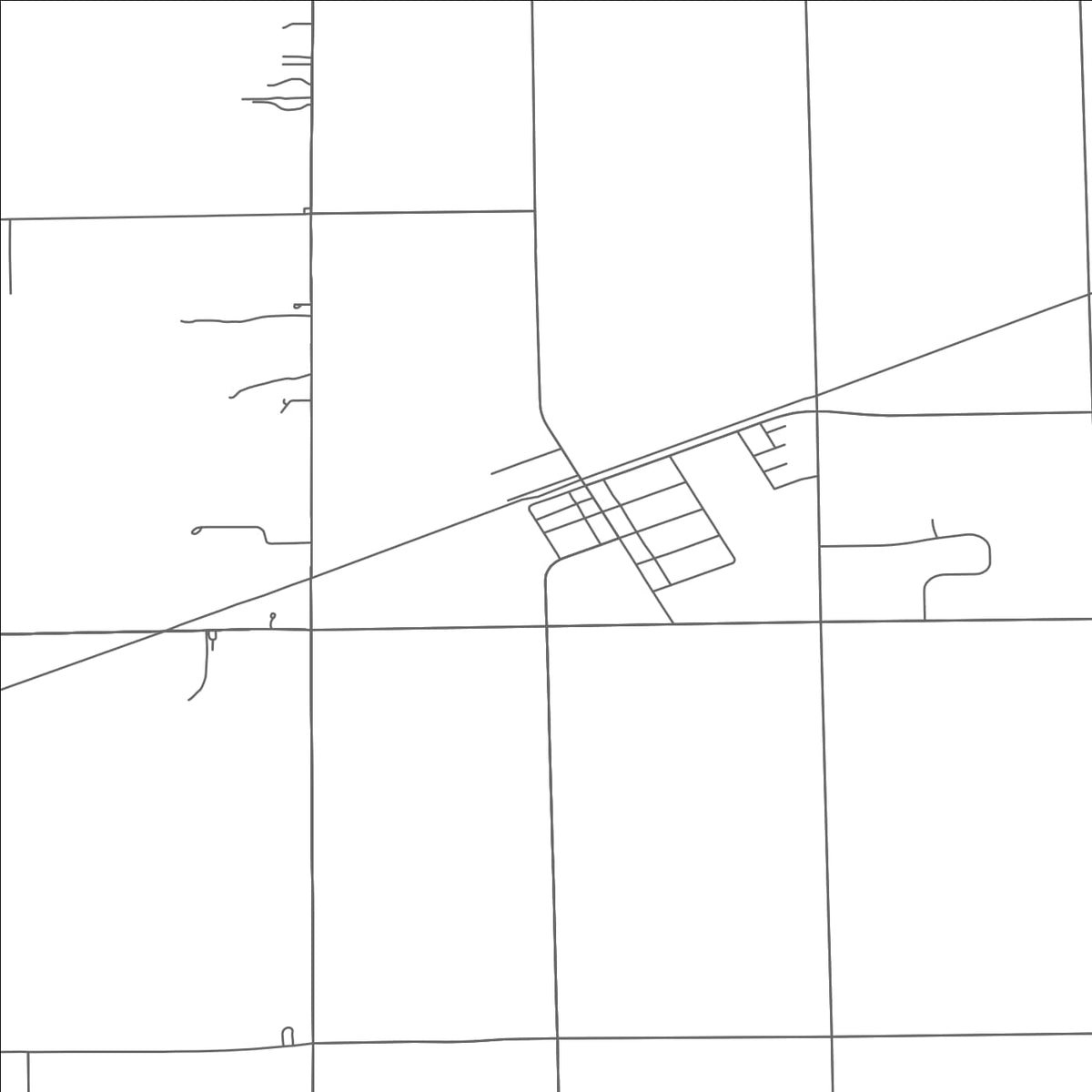 ROAD MAP OF NEAPOLIS, OHIO BY MAPBAKES