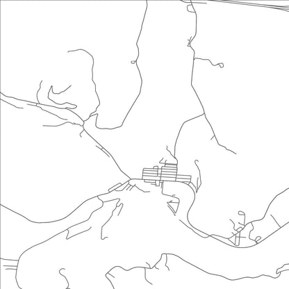 ROAD MAP OF NEFFS, OHIO BY MAPBAKES