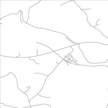 ROAD MAP OF NELLIE, OHIO BY MAPBAKES