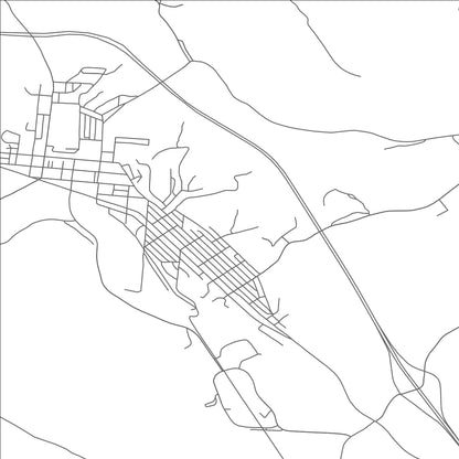 ROAD MAP OF NELSONVILLE, OHIO BY MAPBAKES