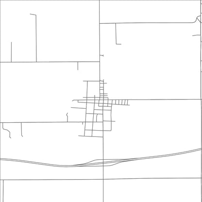 ROAD MAP OF NEVADA, OHIO BY MAPBAKES