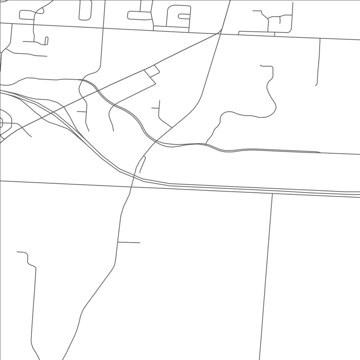 ROAD MAP OF NEW ALBANY, OHIO BY MAPBAKES