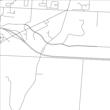 ROAD MAP OF NEW ALBANY, OHIO BY MAPBAKES