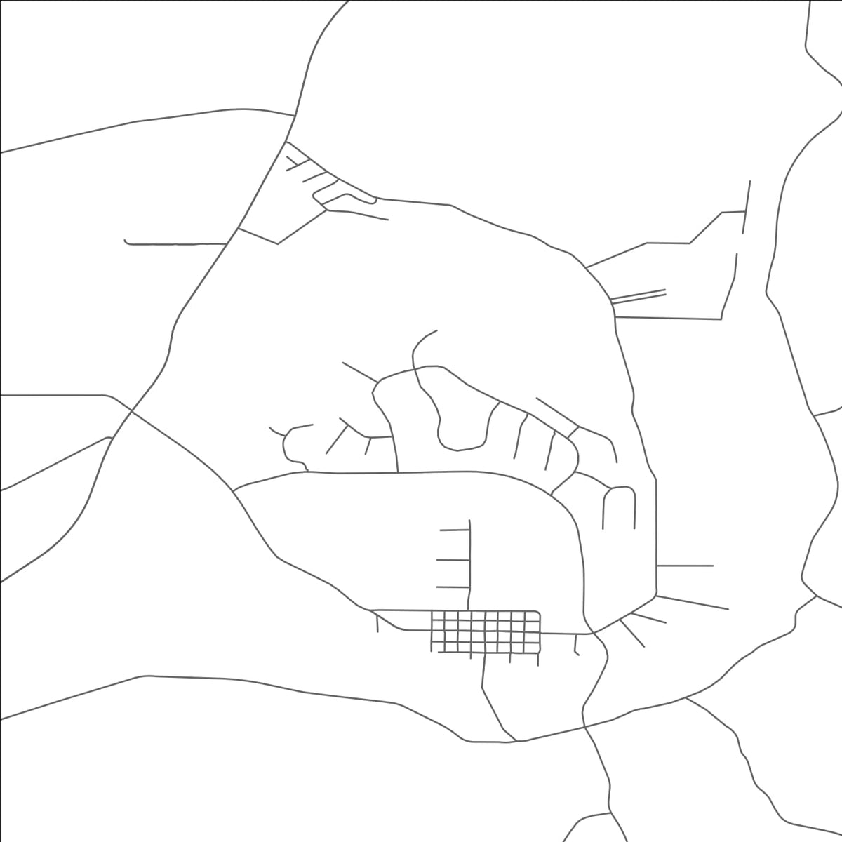 ROAD MAP OF NEW BALTIMORE, OHIO BY MAPBAKES