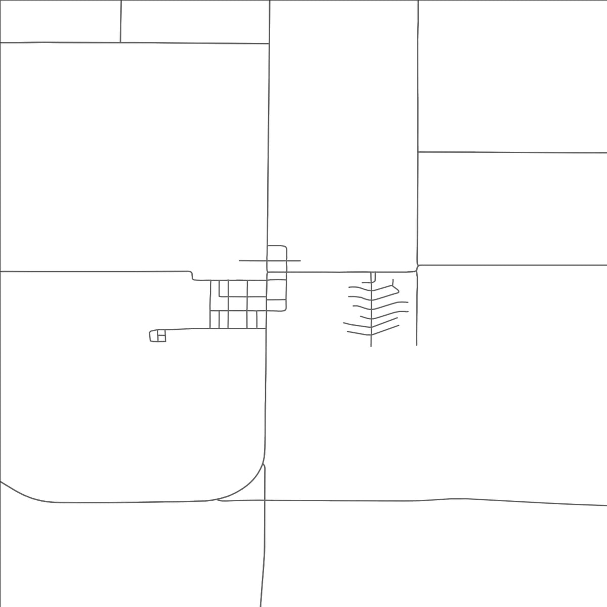 ROAD MAP OF NEW BLOOMINGTON, OHIO BY MAPBAKES
