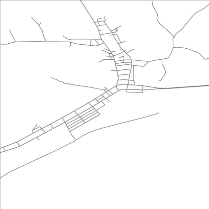 ROAD MAP OF NEW BOSTON, OHIO BY MAPBAKES
