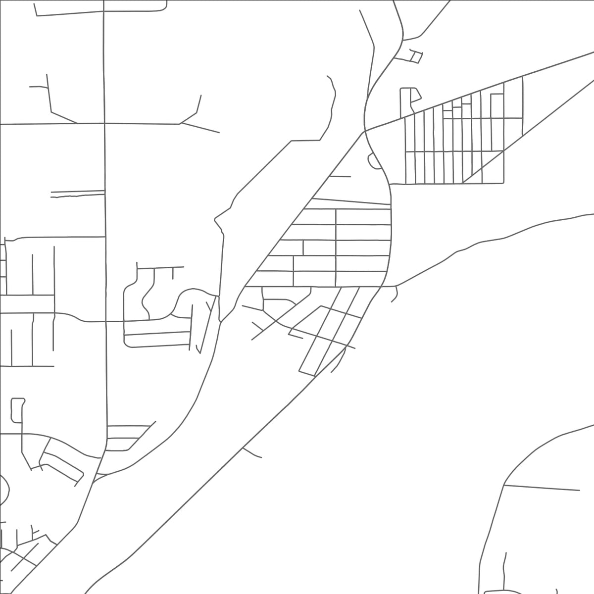ROAD MAP OF NEW MIAMI, OHIO BY MAPBAKES