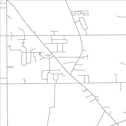 ROAD MAP OF NEW MIDDLETOWN, OHIO BY MAPBAKES